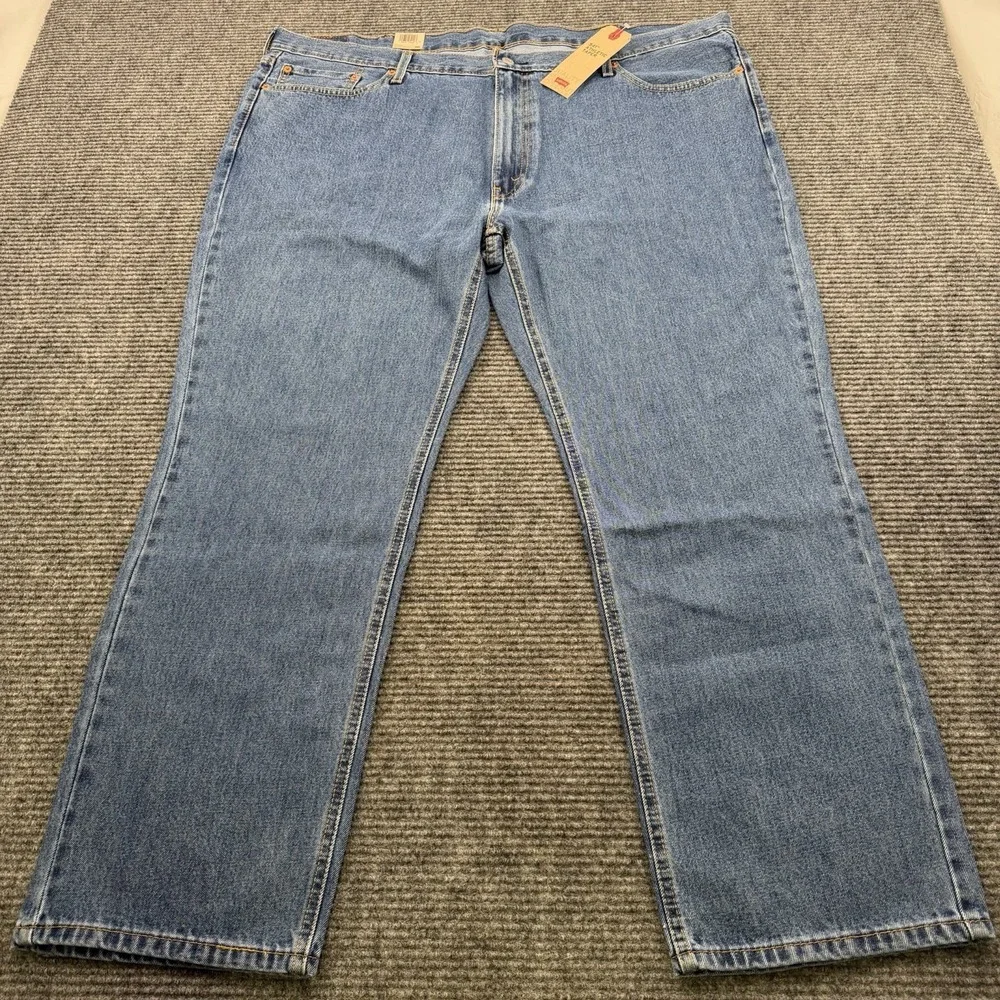 Levis 541 Jeans Mens 48x32 Athletic Taper Stretch Flex Extra Room Blue Denim NWT
